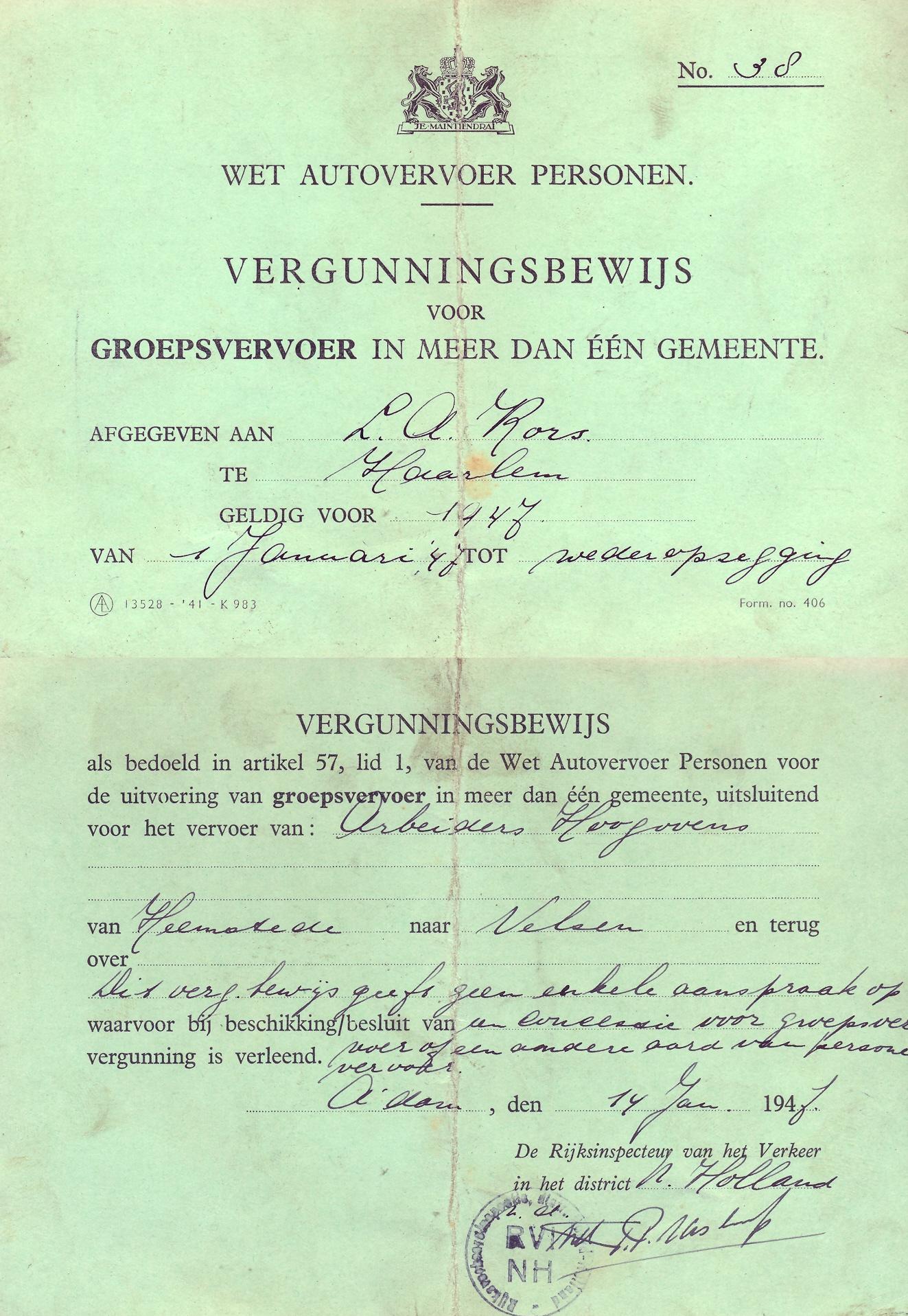 vergunning-1947